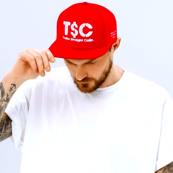 T$C Grinding Gang Red Snapback ♥️ One Size Fits All - Picture 3 of 5